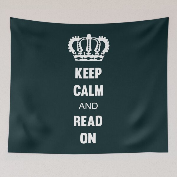 Item preview, Keep Calm and read on             designed and sold by BlueOceanT.