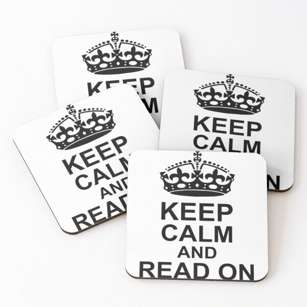 Item preview, Keep Calm And Read On          designed and sold by BlueOceanT.