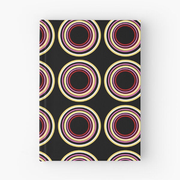 Item preview, Colourful circles on black colour background designed and sold by Giree07.