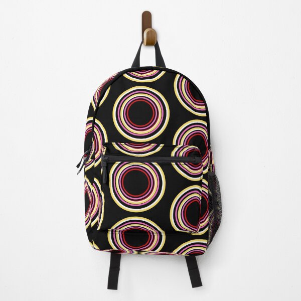 Item preview, Colourful circles on black colour background designed and sold by Giree07.