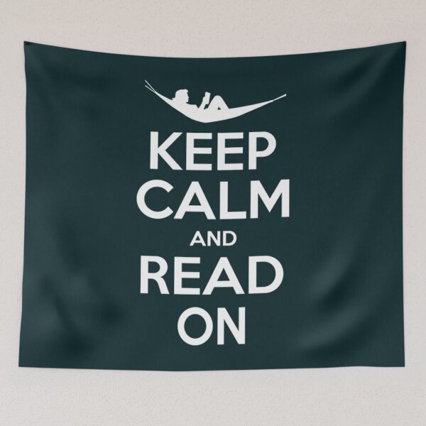 Item preview, Keep Calm And Read On         designed and sold by BlueOceanT.