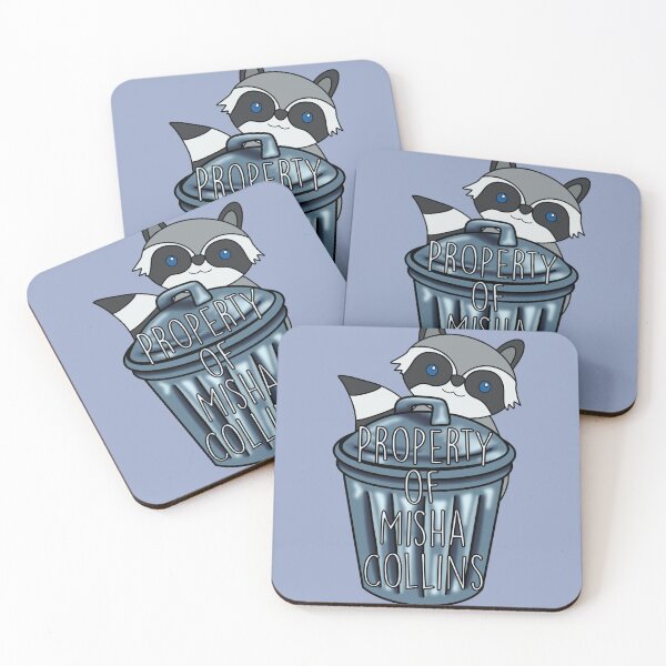 Item preview, Misha Collins Trash Raccoon designed and sold by spottedhound.