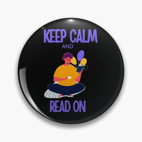 Item preview, Keep Calm And Read On        designed and sold by BlueOceanT.