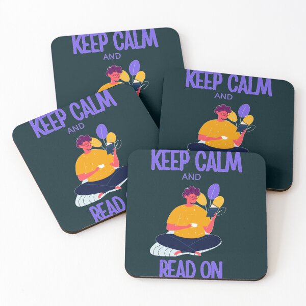 Item preview, Keep Calm And Read On        designed and sold by BlueOceanT.