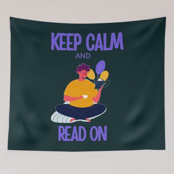 Item preview, Keep Calm And Read On        designed and sold by BlueOceanT.