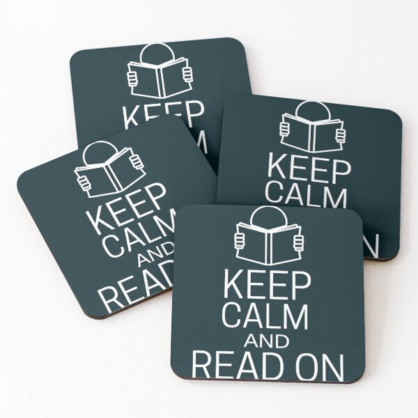 Item preview, Keep Calm And Read On    designed and sold by BlueOceanT.