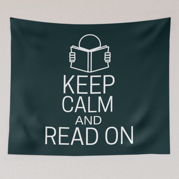 Item preview, Keep Calm And Read On    designed and sold by BlueOceanT.