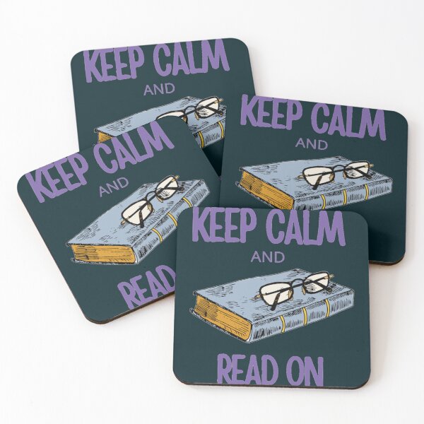 Item preview, Keep Calm And Read On   designed and sold by BlueOceanT.