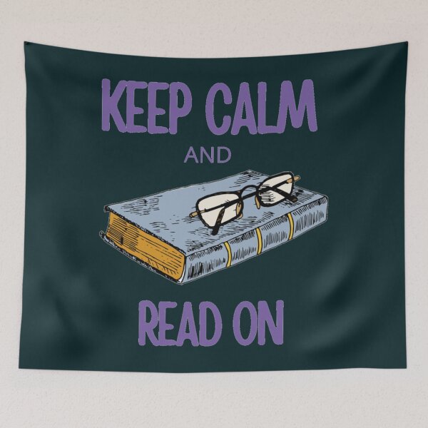 Item preview, Keep Calm And Read On   designed and sold by BlueOceanT.