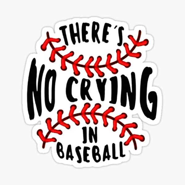 There's No Crying in Baseball Rockford Peaches SVG PNG 