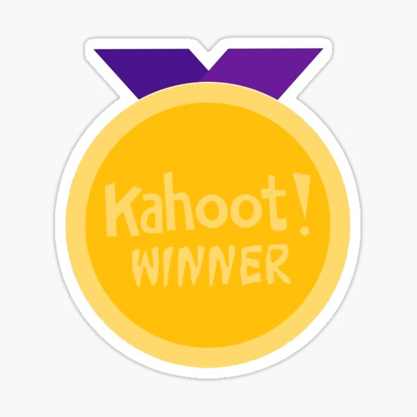 kahoot winner Sticker