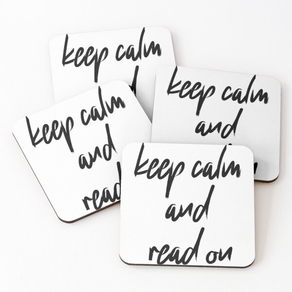 Item preview, keep calm and read on (5) designed and sold by BlueOceanT.