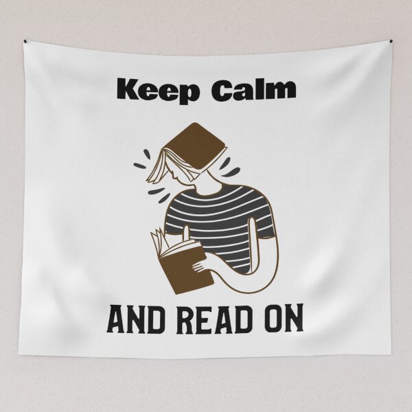 Item preview, Keep Calm And Read On designed and sold by BlueOceanT.