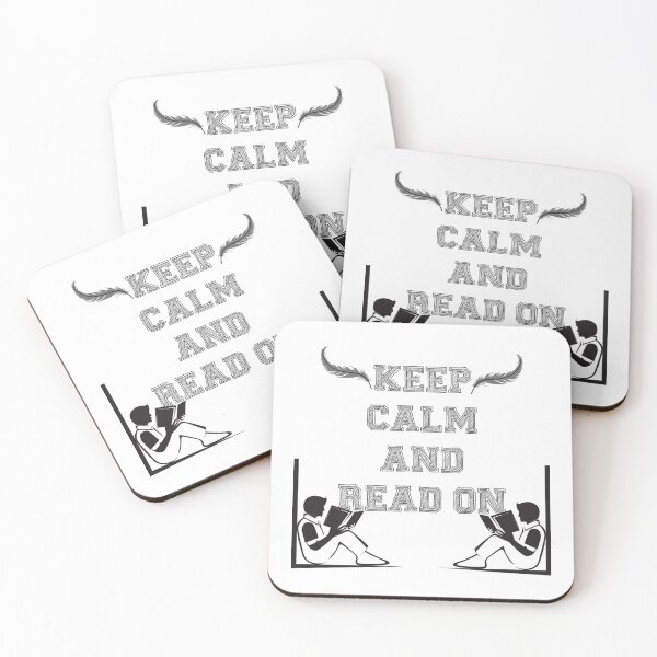 Item preview, keep calm and read on , fanny    designed and sold by BlueOceanT.