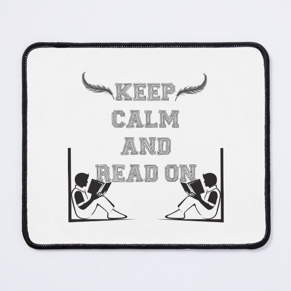 Item preview, keep calm and read on , fanny    designed and sold by BlueOceanT.