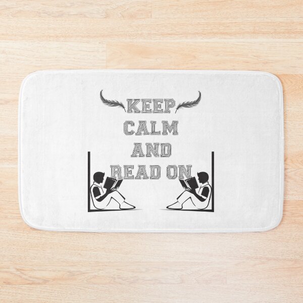 Item preview, keep calm and read on , fanny    designed and sold by BlueOceanT.