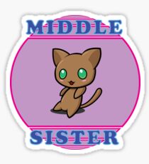 Chibi Cat - Middle Sister Sticker