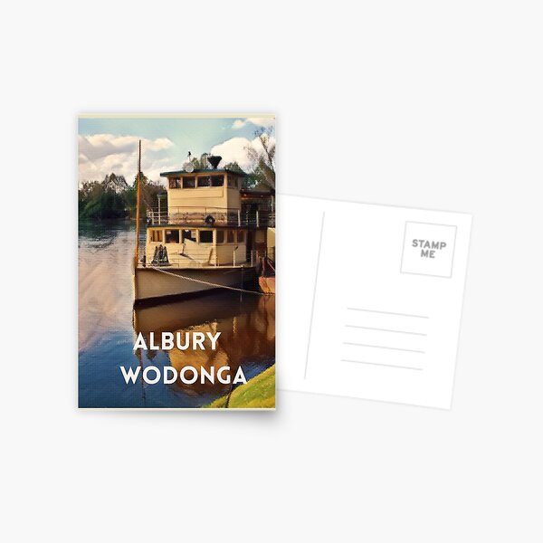 Item preview, Albury Wodonga Vintage Inspired Travel  designed and sold by Quoteeble.