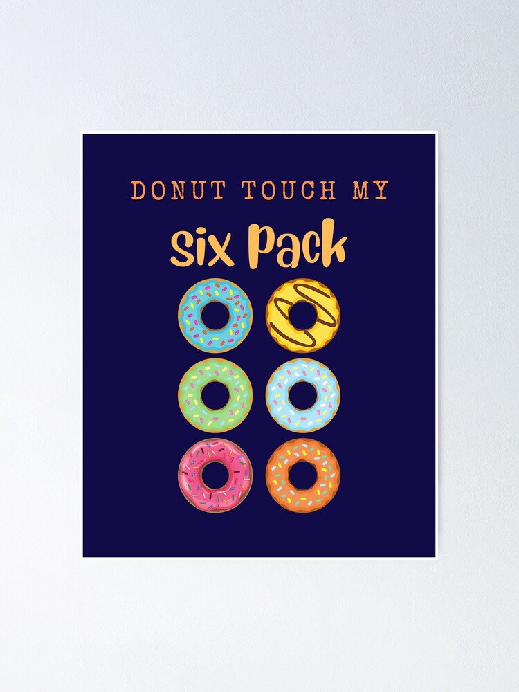 Donut Touch My Cat Vintage T Shirts Poster For Sale By MJ Creatives