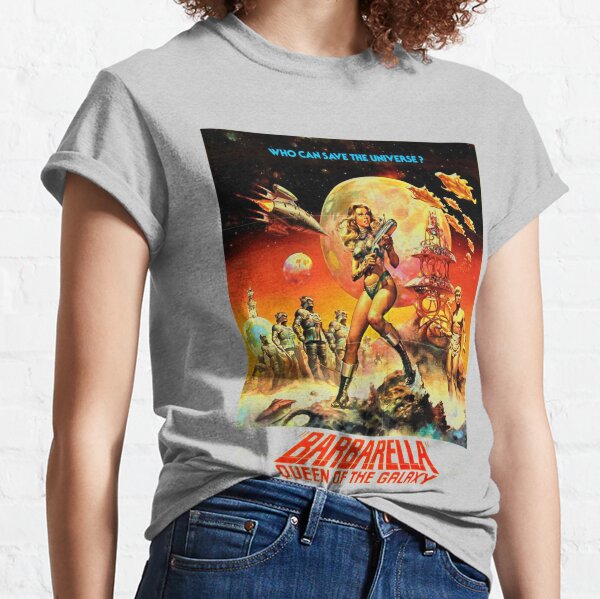 Gents Ladies & Kids Sizes Barbarella Japanese Movie Film Poster T-Shirt 