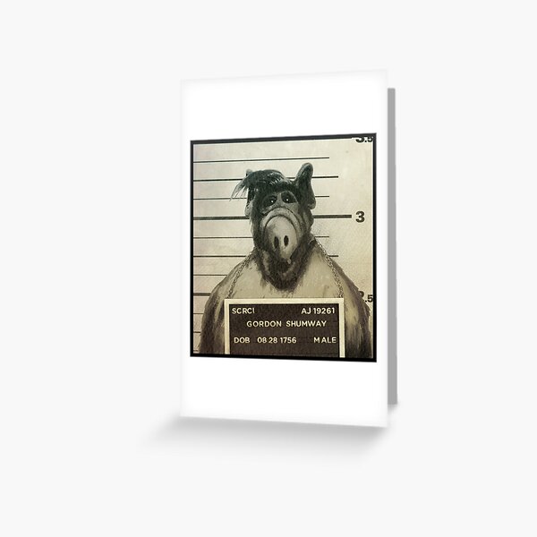 Item preview, Alf Mugshot designed and sold by MunkeeWear.