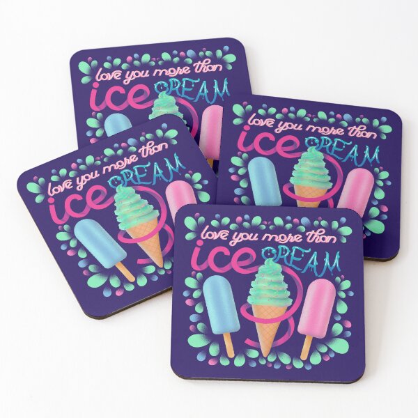 Item preview, Love You More Than Ice Cream designed and sold by kandraletters.