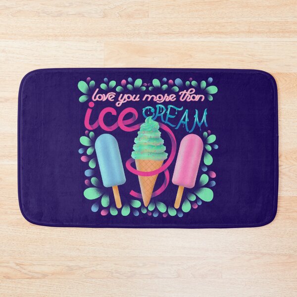 Item preview, Love You More Than Ice Cream designed and sold by kandraletters.