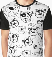 Cute cartoon cats. Graphic T-Shirt