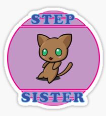 Chibi Cat - Step Sister Sticker