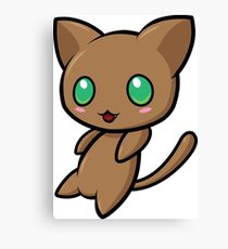 Chibi Cat Canvas Print