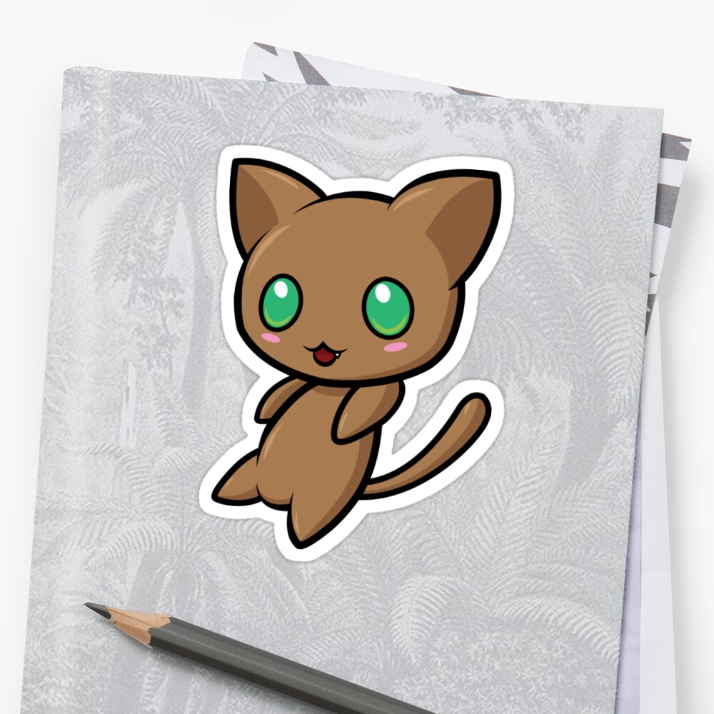  Chibi Cat Stickers by Ian2Danim Redbubble