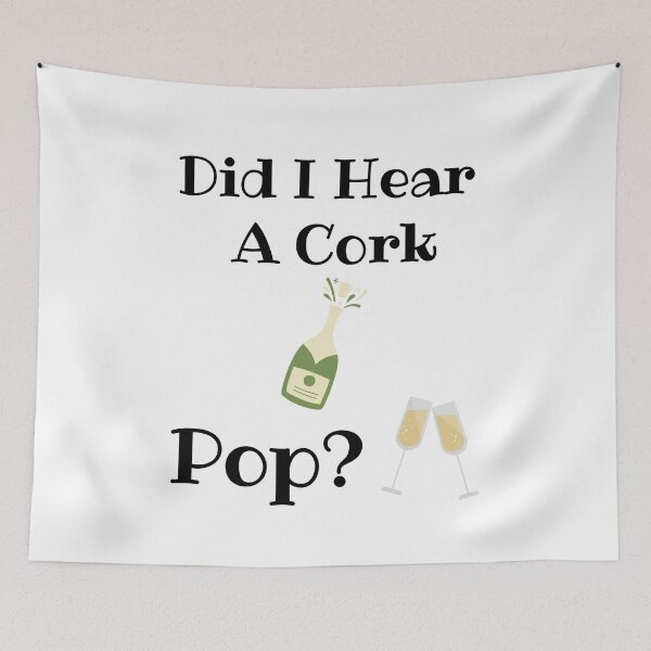 Item preview, ¿Escuché un estallido de corcho? designed and sold by madraso.