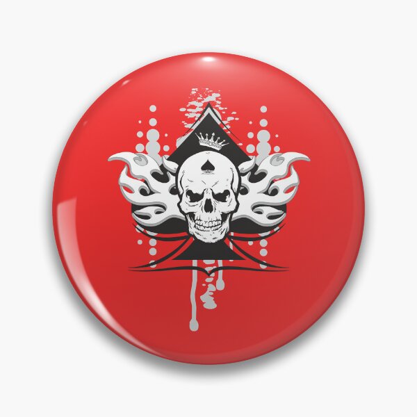 Item preview, ace of spades skull designed and sold by DaisyDaiya.