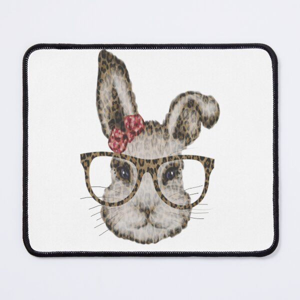Item preview, Easter Bunny Glasses Leopard designed and sold by EmilyFun.