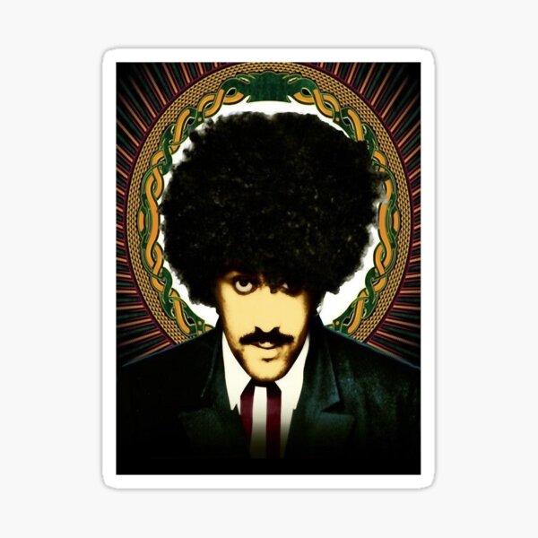 For Men Women Phil Lynott Lizzy Lover Poster Funny Fans Adult Original Logo Official Sticker