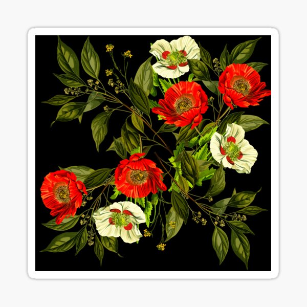 Item preview, Poppies designed and sold by RubyThyme.