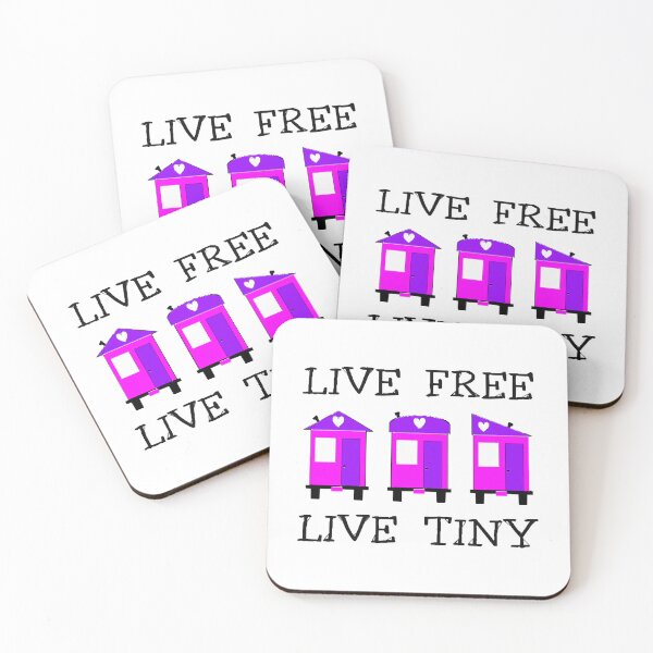 Item preview, Live Free Live Tiny - Tiny House T-Shirt designed and sold by DaisyDaiya.