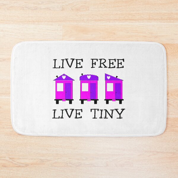 Item preview, Live Free Live Tiny - Tiny House T-Shirt designed and sold by DaisyDaiya.