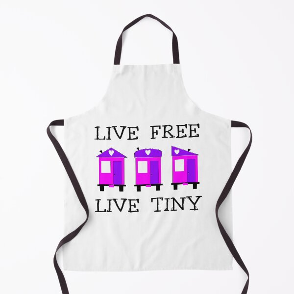 Aperçu de l'œuvre Live Free Live Tiny - T-shirt Tiny House créée et vendue par DaisyDaiya.