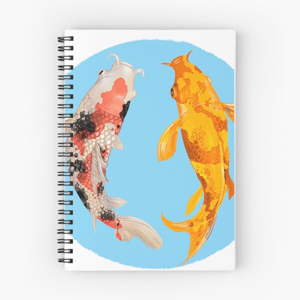 Item preview, Yin Yang Carp Balance Taijitu Japanese Nishikigoi Koi Fish designed and sold by Minnesnowta.