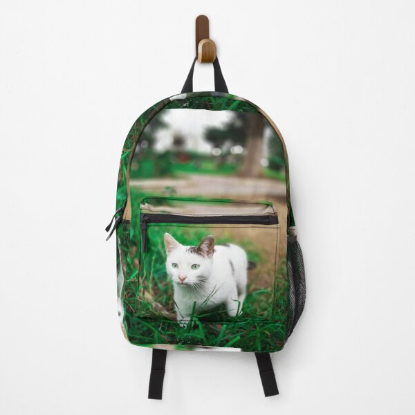 Item preview, Cute and sneaky white cat  designed and sold by anisbbmbrush.