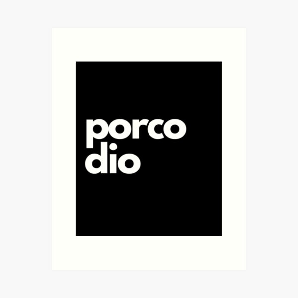 Porco dio, simply black and white Photographic Print by laadolcevita