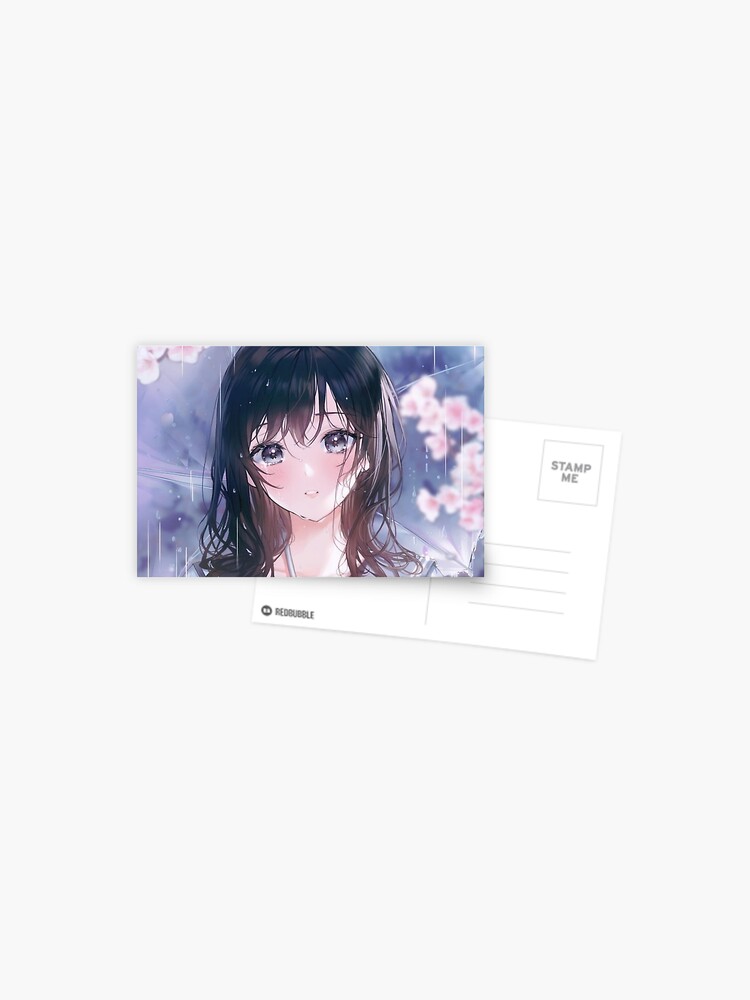 Aesthetic Anime Girl Pfp Greeting Card for Sale by Cute-World