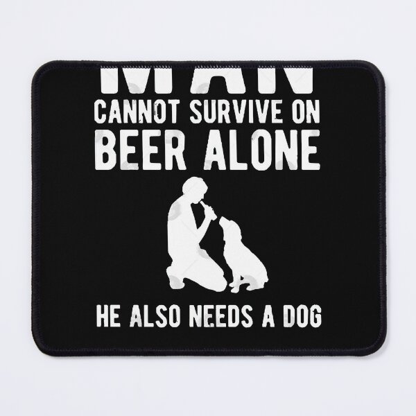 Item preview, Man cannot survive on beer alone T-Shirt designed and sold by melvinca7520.