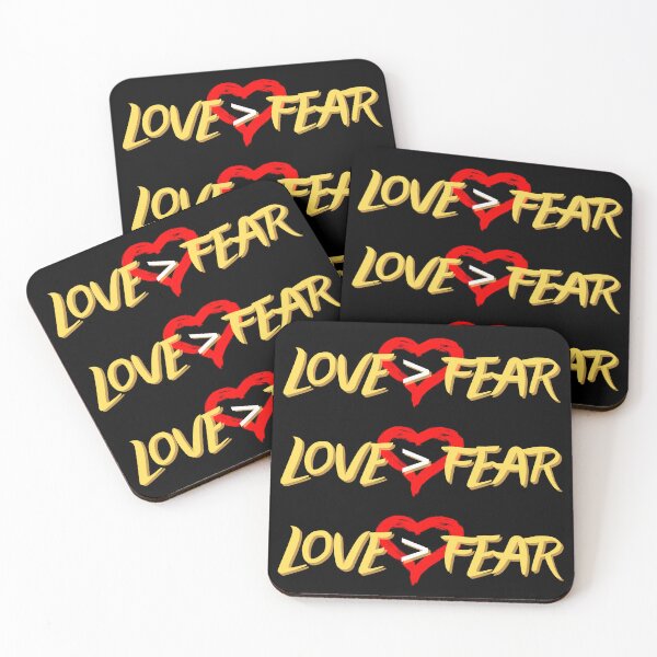 Item preview, love is greater than fear designed and sold by thomashutchings.