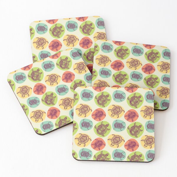Item preview, Mandala Shell Turtles Pattern designed and sold by EmilyFun.