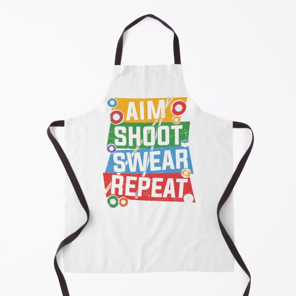 Item preview, Aim, Shoot, Swear, Repeat-Pool/billiards player gift idea designed and sold by BRtisticDesigns.