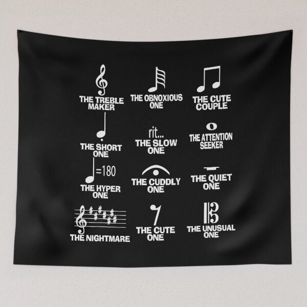Item preview, Musical Notes Symbol Definition Humor designed and sold by judysophia.