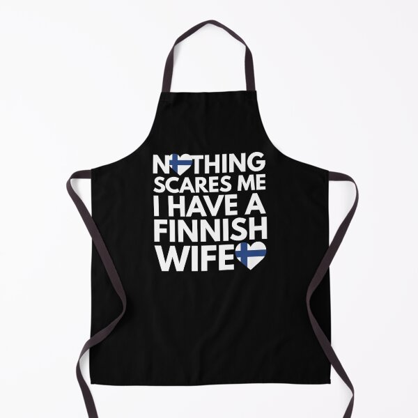 Aperçu de l'œuvre Rien ne me fait peur, j'ai une femme finlandaise créée et vendue par HelloFromAja.