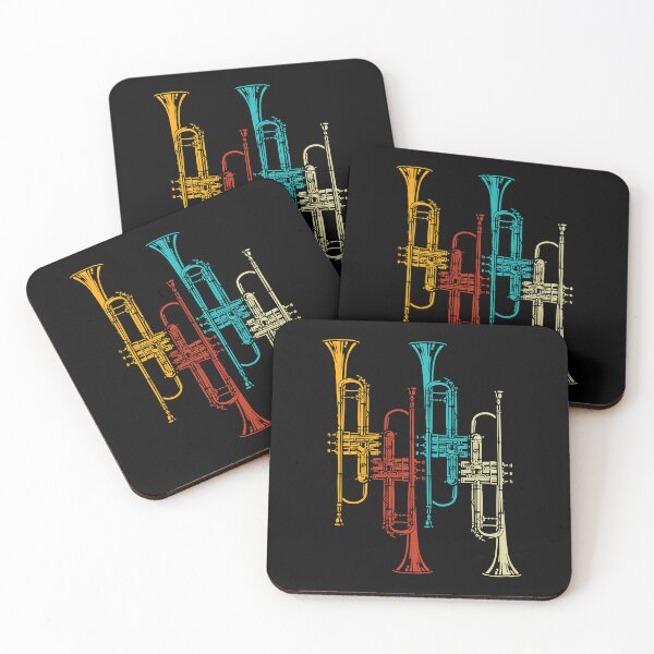 Item preview, Retro Jazz Music Trumpeter Gifts Trumpet designed and sold by judysophia.